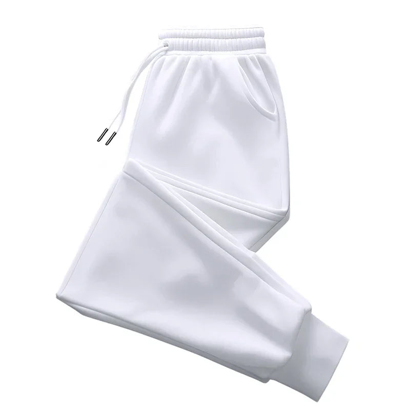 Men's Tapered Jogger Sweatpants - Drawstring Knit Casual Trousers