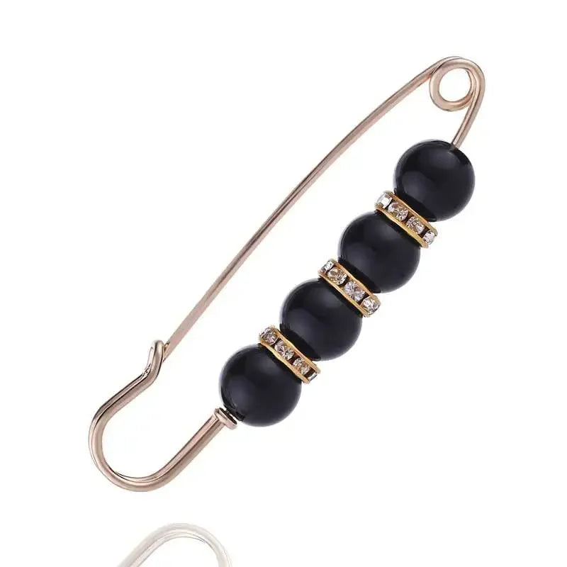 Detachable Metal Pins For Clothing Elegant Clip On Brooches For Women's Sweaters Cardigans Dresses