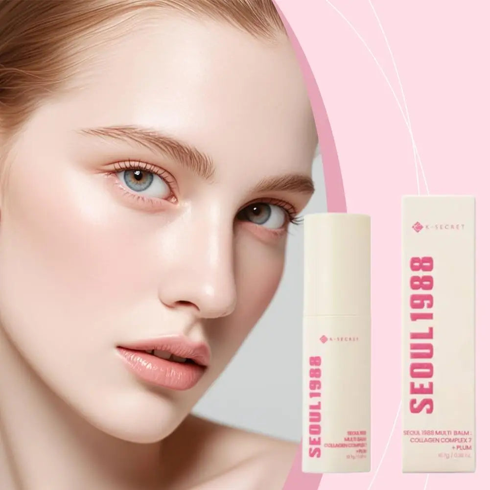 Korea SEOUL 1988 Collagen Complex Multi Balm Stick 10g Deep Hydrating Firming Anti-Aging Multi-Purpose Balm Skin Care