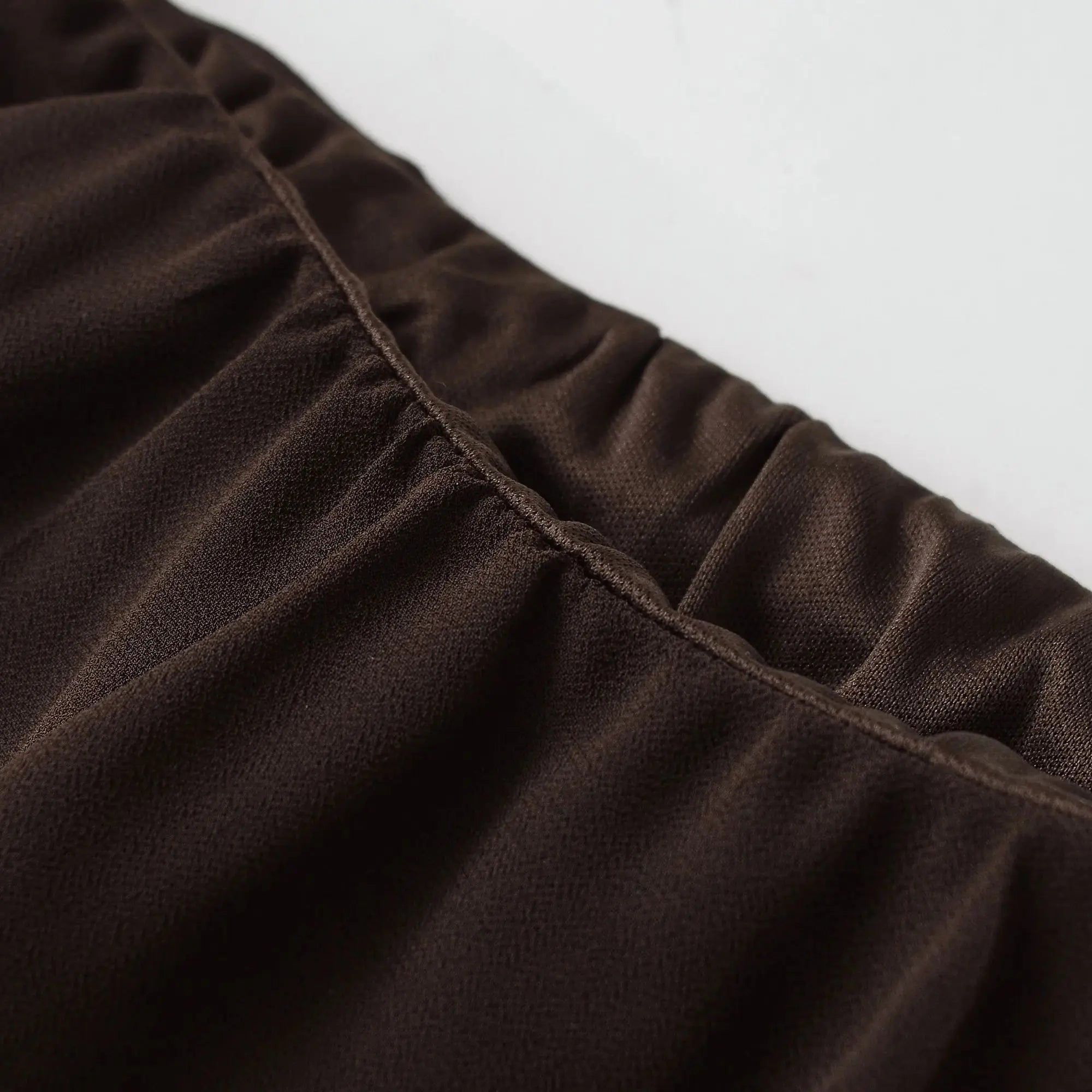 Vintage Tiered Brown Party Commute Modern High Street Long Skirt Elegant Streetwear Fashion 2026 Spring Female Skirt