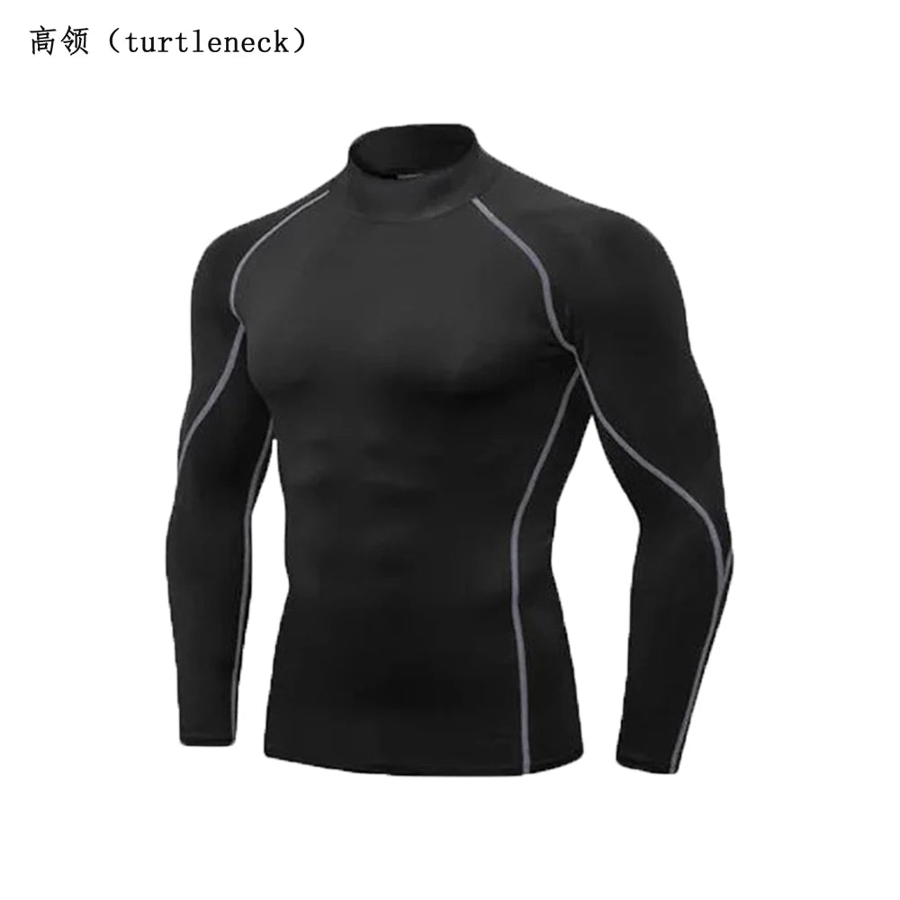 Men Workout Long Sleeve T- Shirt Spring Autumn Gym Running Sport Men'S T-Shirts Fitness Sportswear Outdoor Tops For Men Clothes