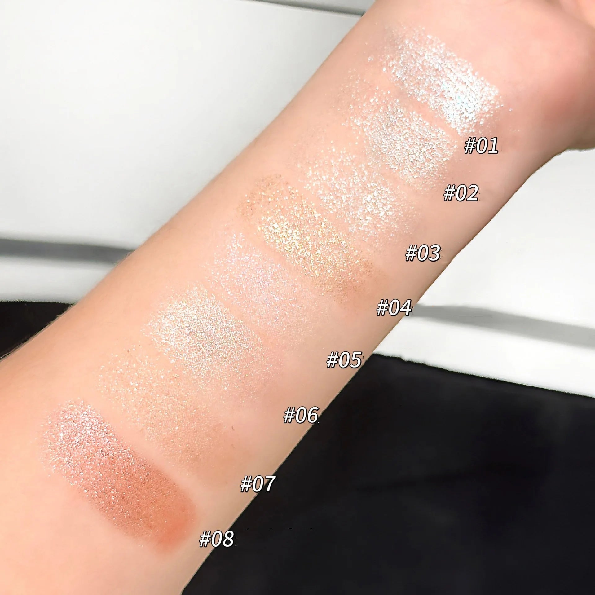 Jelly Brightening Eye Shadow Stick - Shimmer Creamy Eye Crayon, Easy-Blend Long-Lasting With Twist-Up Applicator