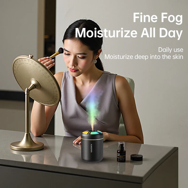 Aroma Diffuser Air Humidifier - 180ML Essential Oil Diffuser LED