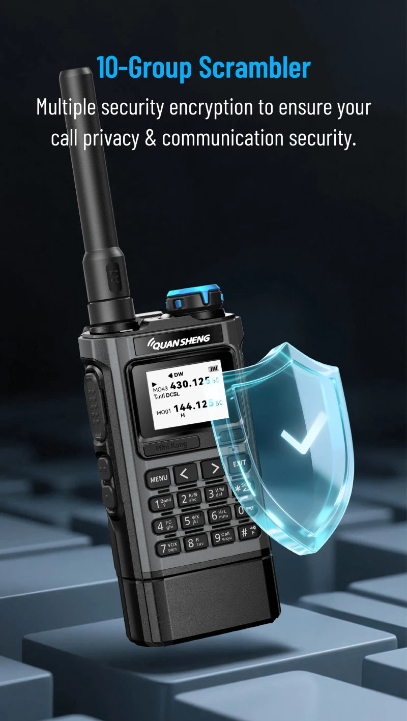 Quansheng UV K1 Mini Walkie Talkie Wireless Set Hunting Camping Long Range Ham Communication Radio K6 Walkier Talkie Transceiver