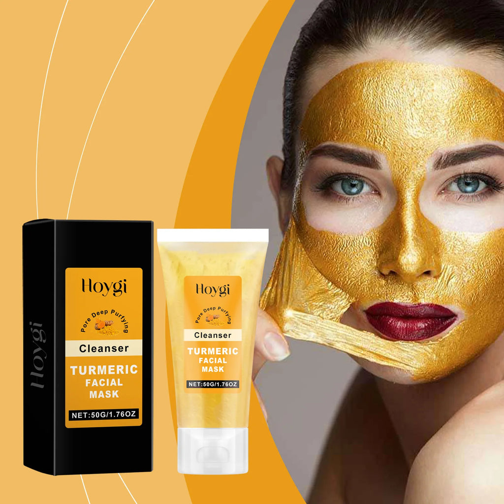 Turmeric Cleanser Oil Control Dark Spot Removal Anti Acne Deep Cleansing Shrink Pore Brightening Moisturizing Vitamin C Cream