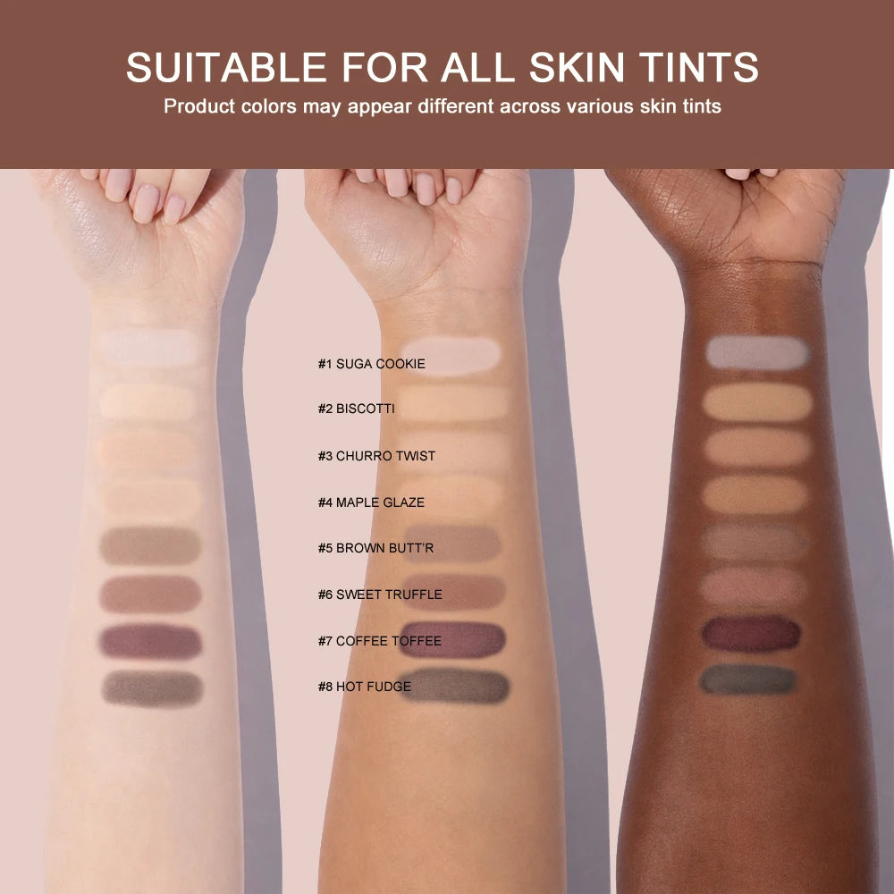 Cream Mousse Contour Bronzer Soft Blend Matte Sculpt Shading Sweat-Resistant Long Wear Natural Even Tone Facial Makeup Cosmetic
