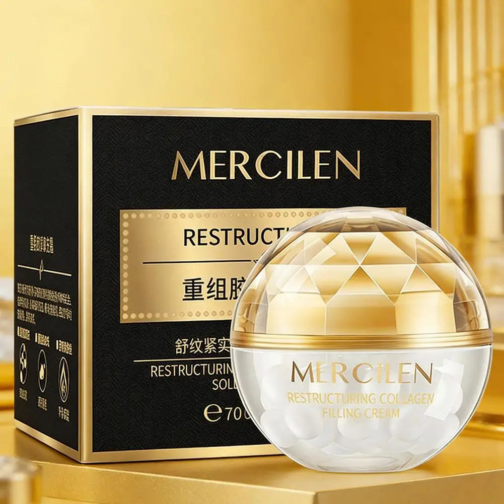Mercilen Series Gold Fish Roe Collagen Cream/Essence/Mask Bosein Anti-Wrinkle Firming Hydrating Nourishing Skin Lightweight