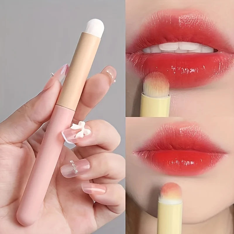 3Pcs Soft Mushroom Sponge Head Makeup Brushes,Concealer Brush Lipstick Lip Powder Puff ,Foundation Contour Cosmetic Tools