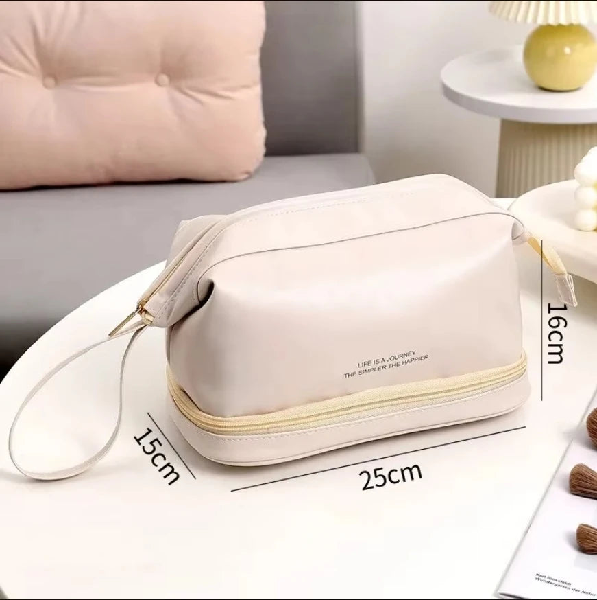 Cosmetics Storage Bag Large Capacity Portable Travel Organizer For Women Premium Luxe