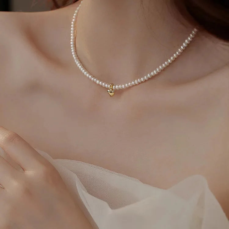 Multi-Layer Imitation Pearl Bead Necklace for Women