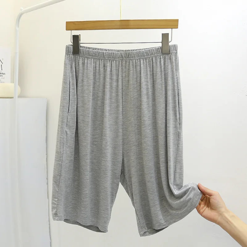Fdfklak Women's Modal Pajama Pants - Knee Length Sleep Bottoms