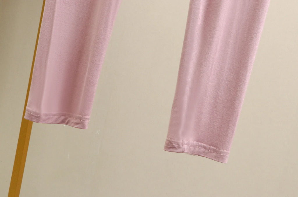 Women's Modal Pajama Pants - Plus Size Elastic Waist Sleep Bottoms