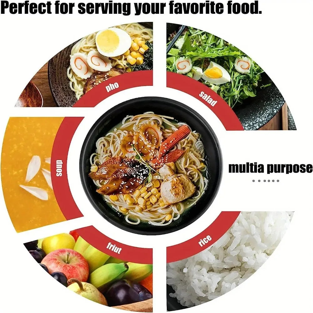 New PP Ramen Bowls Durability Anti-scalding Pot Bowls Capacity High Temperature Spicy Hot Bowl