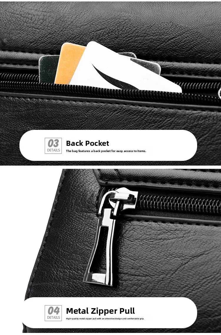 Soft Leather Crossbody Bag Large Capacity Fashionable Women's Shoulder Bag for Middle-Aged Mothers Hot Sale Of The Season New...