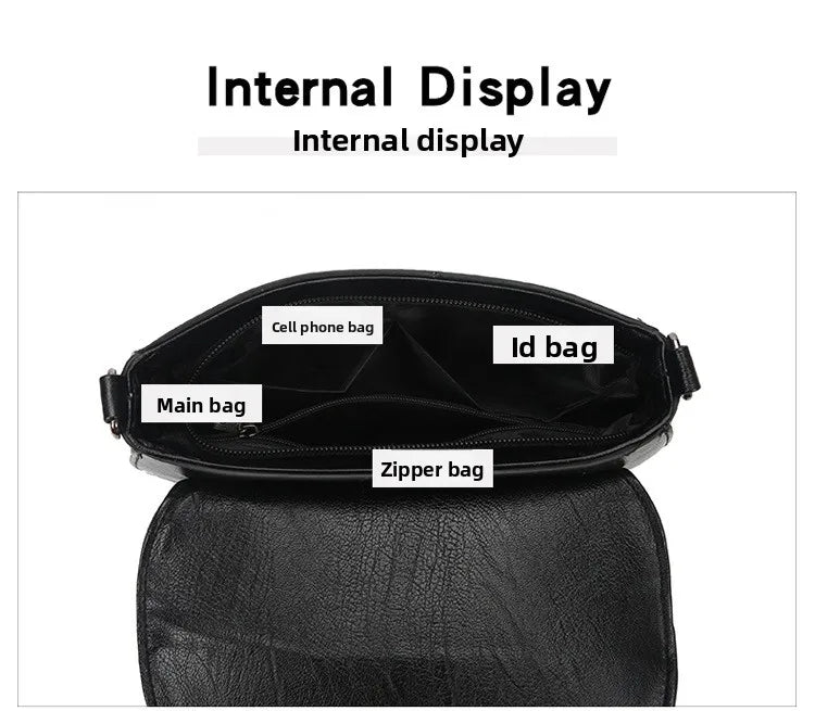 Soft Faux Leather Crossbody Bag, Metal Kangaroo Logo Mini Shoulder Purse, Adjustable Thin Strap Messenger Handbag for Women