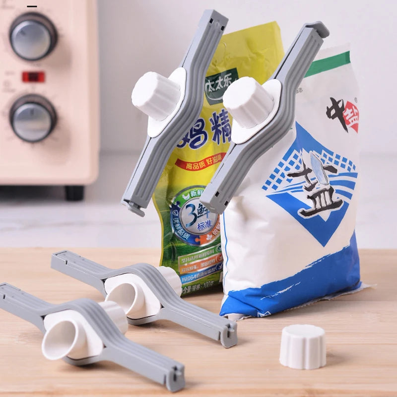 Kitchen Sealing Clip Screw Cap Seasoning Bag Milk Powder Salt Snack Food Preservation Gadget Accessory