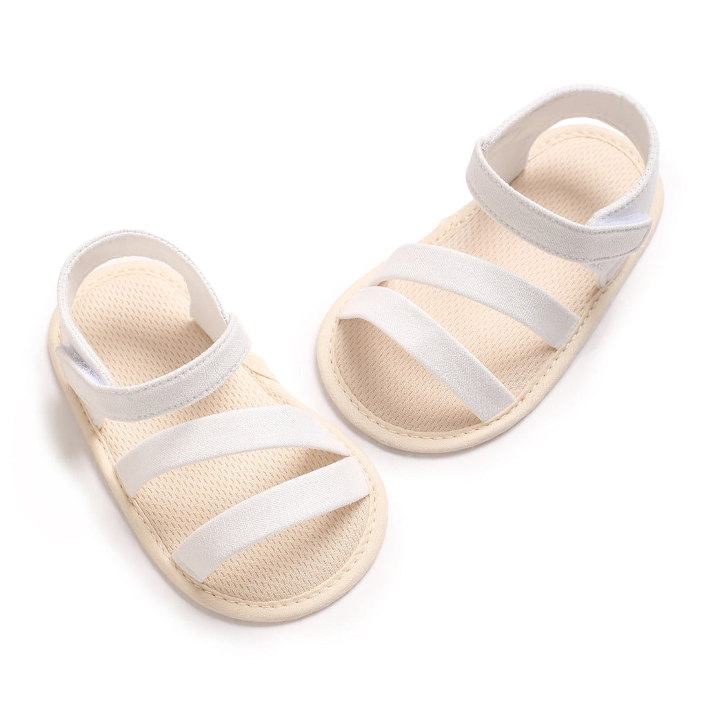 New big bow floral 0-18 months baby princess shoes sandals breathable PU upper walking shoes