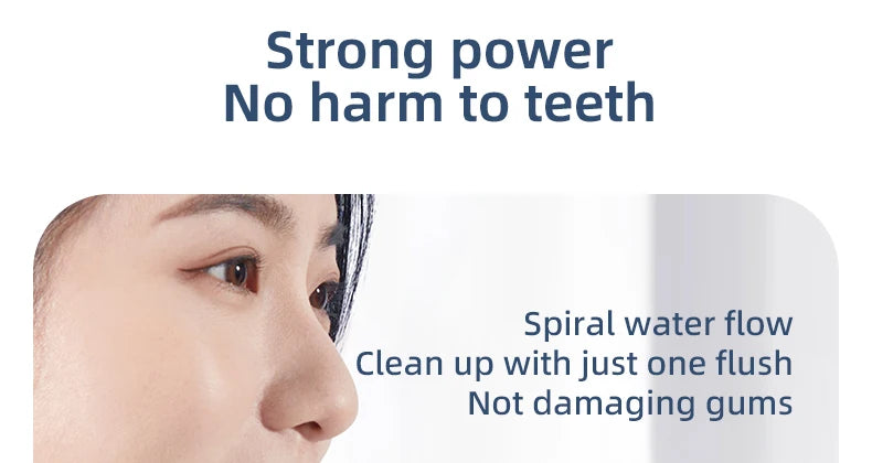 Cepillo de dientes eléctrico portátil con irrigador dental para limpiar los dientes, irrigador bucal doméstico para limpiar los dientes