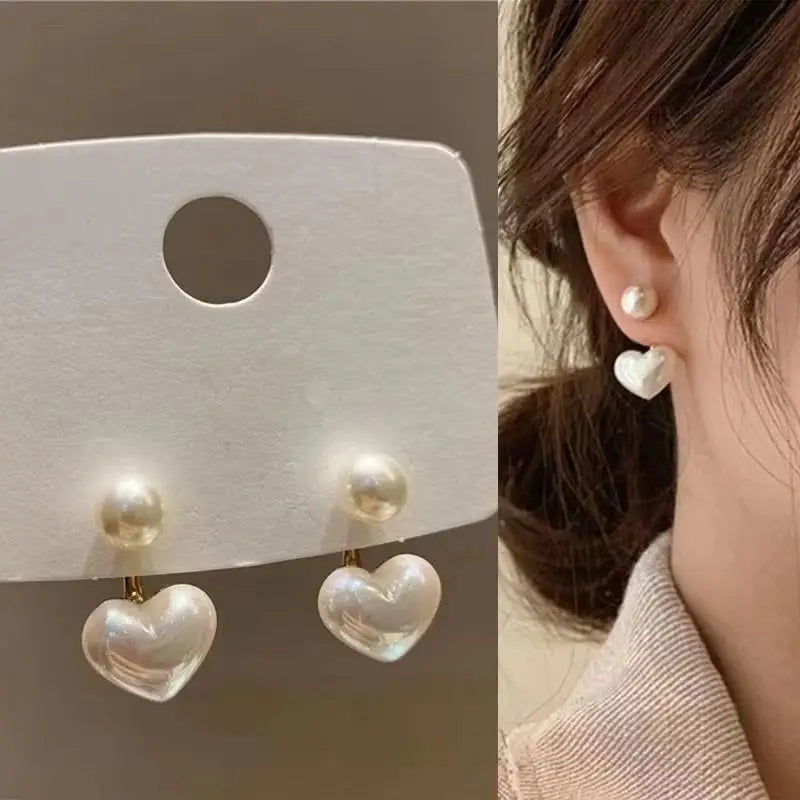 Korean Fashion Zircon Drop Earrings For Women'S Jewelry 2026 Trending New Luxury Women'S'S Geometric Hoop Earrings Pendientes Gifts