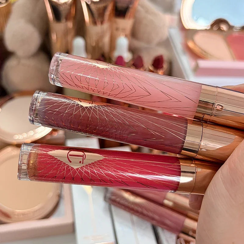 CT Summer Limited Lip Gloss Hydrating Lipstick Setting Powder Shine Nine-Color Eyeshadow Palette Blush Skincare Essence Makeup