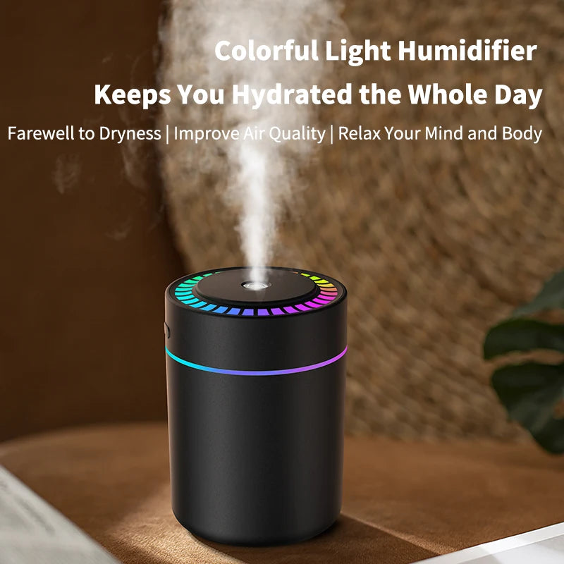 Aroma Diffuser Air Humidifier - 180ML Essential Oil Diffuser LED