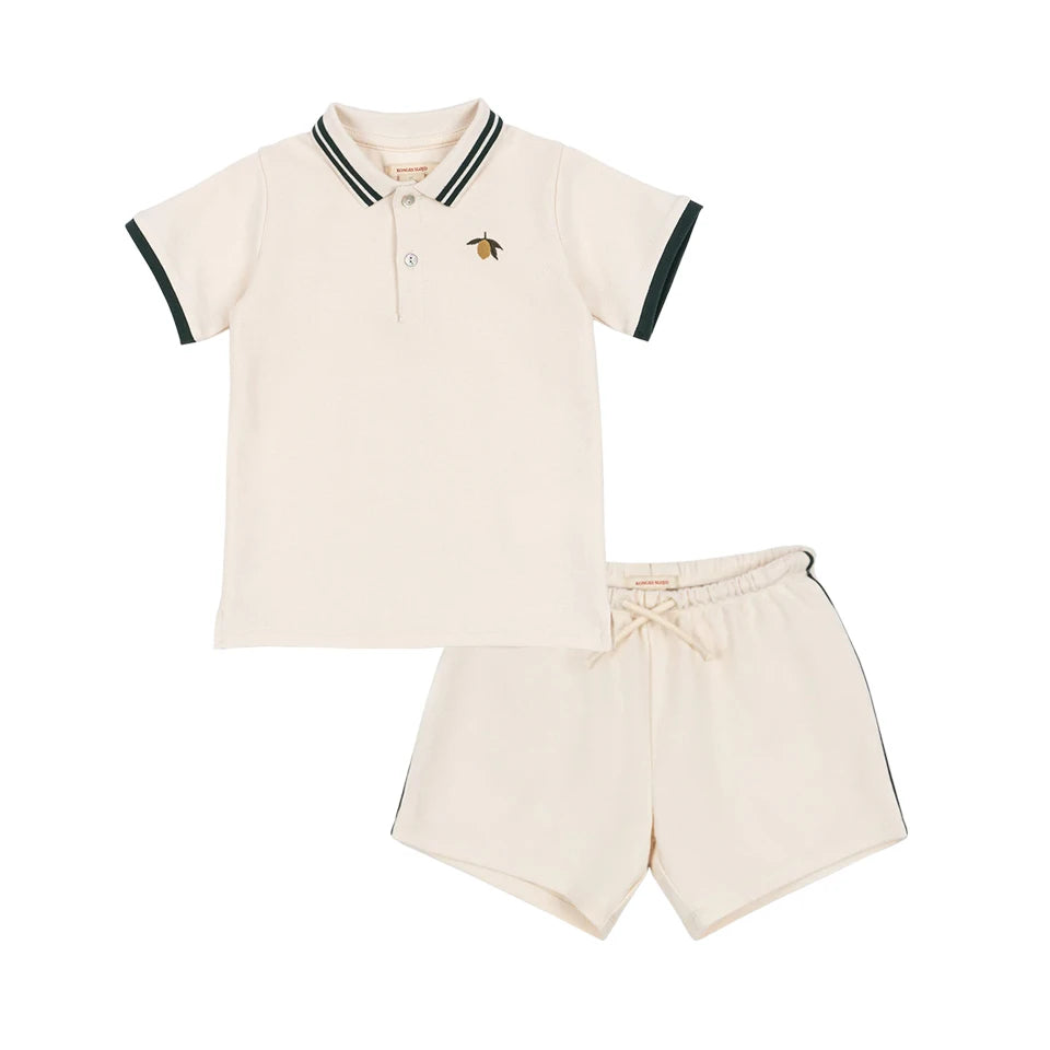 Summer Children Vacation Sets 2025 Ks Girls Cute Cartoon Short Sleeve Tops Boys Sport T-Shirt Shorts Baby Homewear Clothes Suit