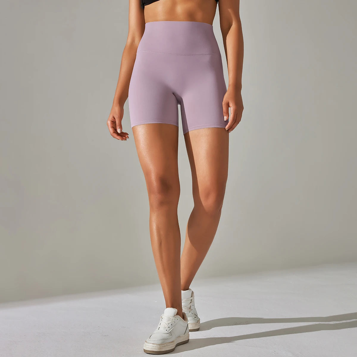 Women'S Sports Short Yoga Legging Shorts Squat Proof High Waist Fitness Tight Shorts Quick Drying Cycling Workout Gym Shorts