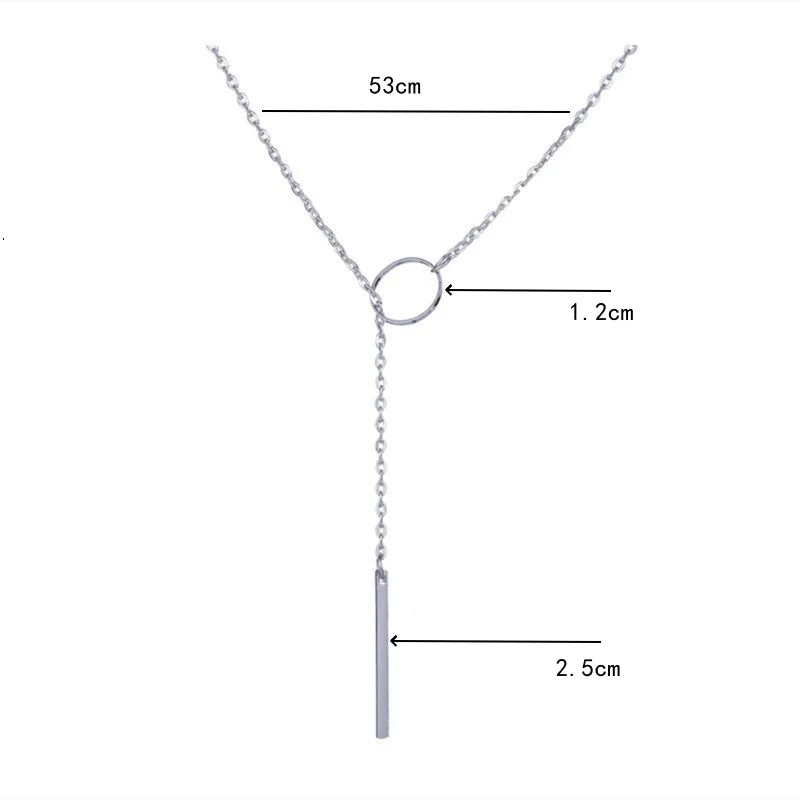 2025 New Fashion Necklace Design Ladies Fashion Metal Round Necklace Sales