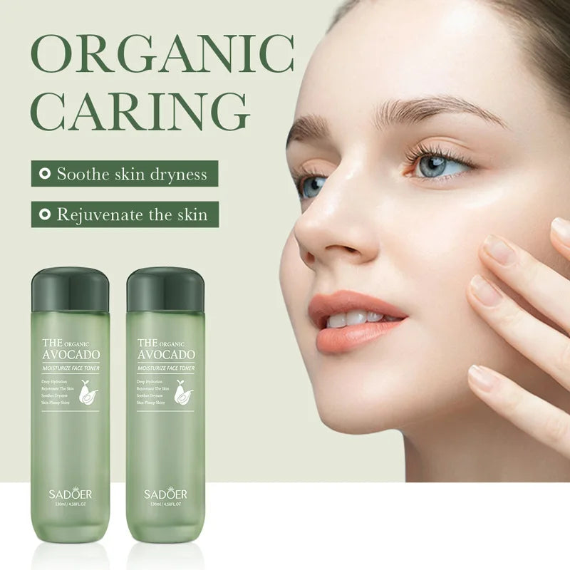 SADOER Avocado Skincare 6-Piece Set - Cleansing, Moisturizing, Care