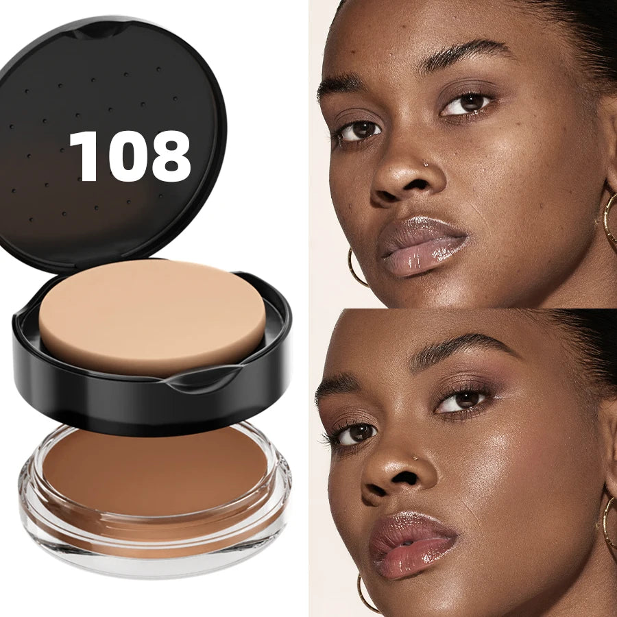 Foundation Concealer Nine Color High Coverage Waterproof Long Lasting Anti Dark Circle Freckle Cover For All Skin Types