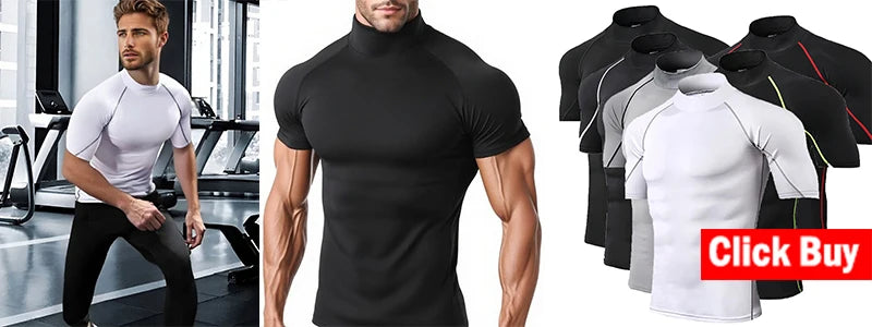 Men Running T shirt Quick Dry Bodybuilding Sport Shirt Long Sleeve Compression Top  Fitness Tight Rashgard Gym T-Shirt Men