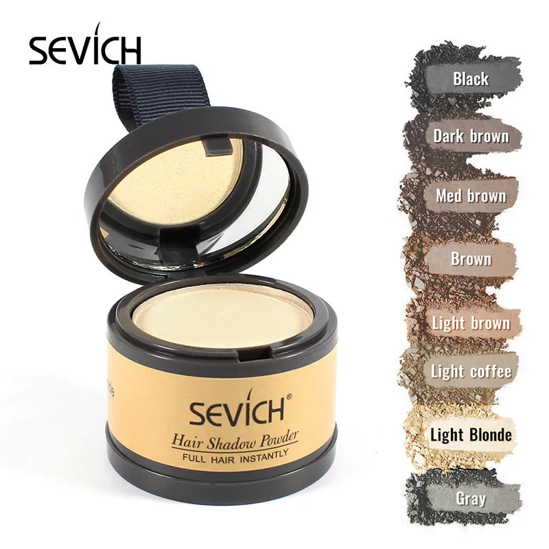 Sevich Hairline Powder 4G Hairline Shadow Powder Women'S Men Makeup Hair Concealer Natural Cover Unisex Hair Straightener Brush