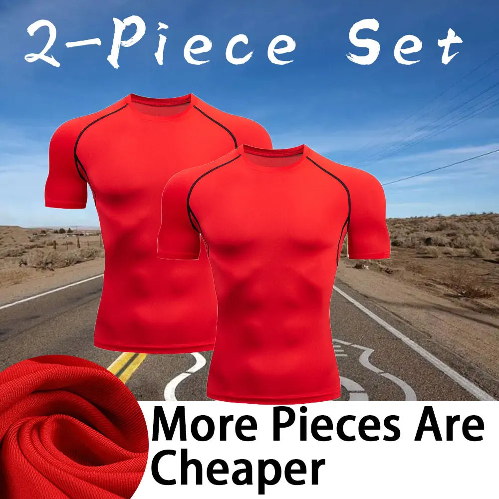 Men's Compression Turtleneck Long Sleeve Shirt - Athletic Gym Base Layer