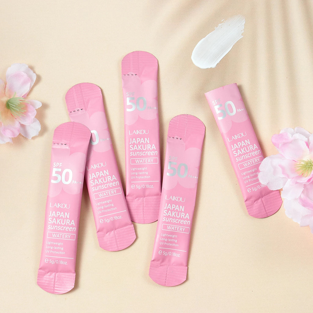 LAIKOU Japanese Sakura Skin Care Set - Hydrating Nourishing Moisturizing Soften Rough Skin for Radiant Complexion
