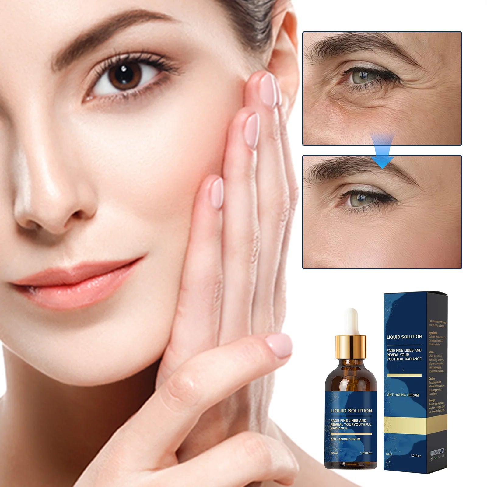 Magical Skin Rejuvenation Serum Anti-Wrinkle Essence Firming Lift Fine Lines Anti-Ageing Antioxidant Moisturise Korean Skincare