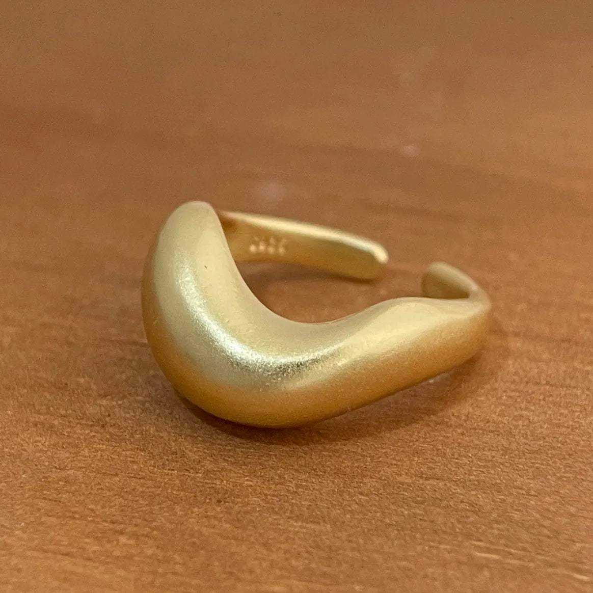 Anillo de plata de ley 925 para mujer, hipoalergénico, minimalista, hecho a mano, para parejas