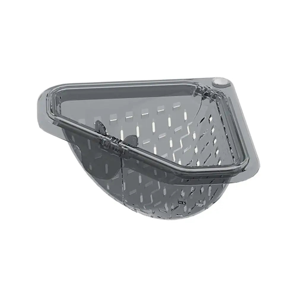 Estante filtrador de fregadero de cocina, cesta de drenaje magnética triangular, recogedor de basura colgante, colador de residuos de alimentos, herramienta para escurrir frutas y verduras.