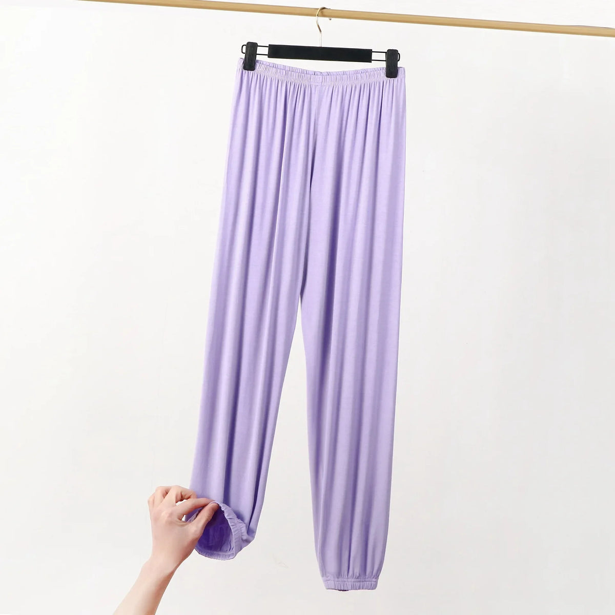 Women's Plus Size Modal Sleepwear Pants - Casual Loose Fit Trousers