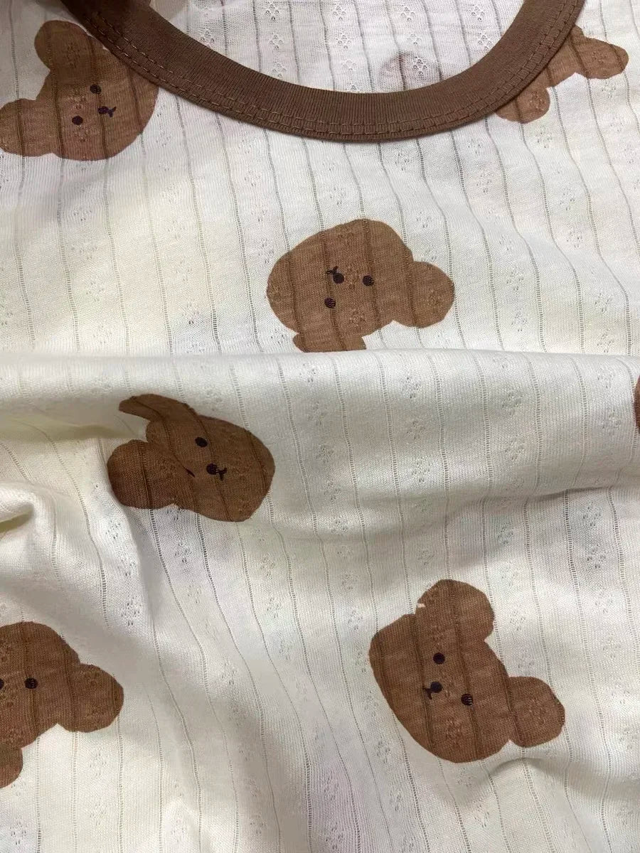 Baby Boy pajamas Children Loungewear Long Sleeve Pajamas Cute Deisgn Lightweight and Comfortable Fabric Sleepwear Outfit