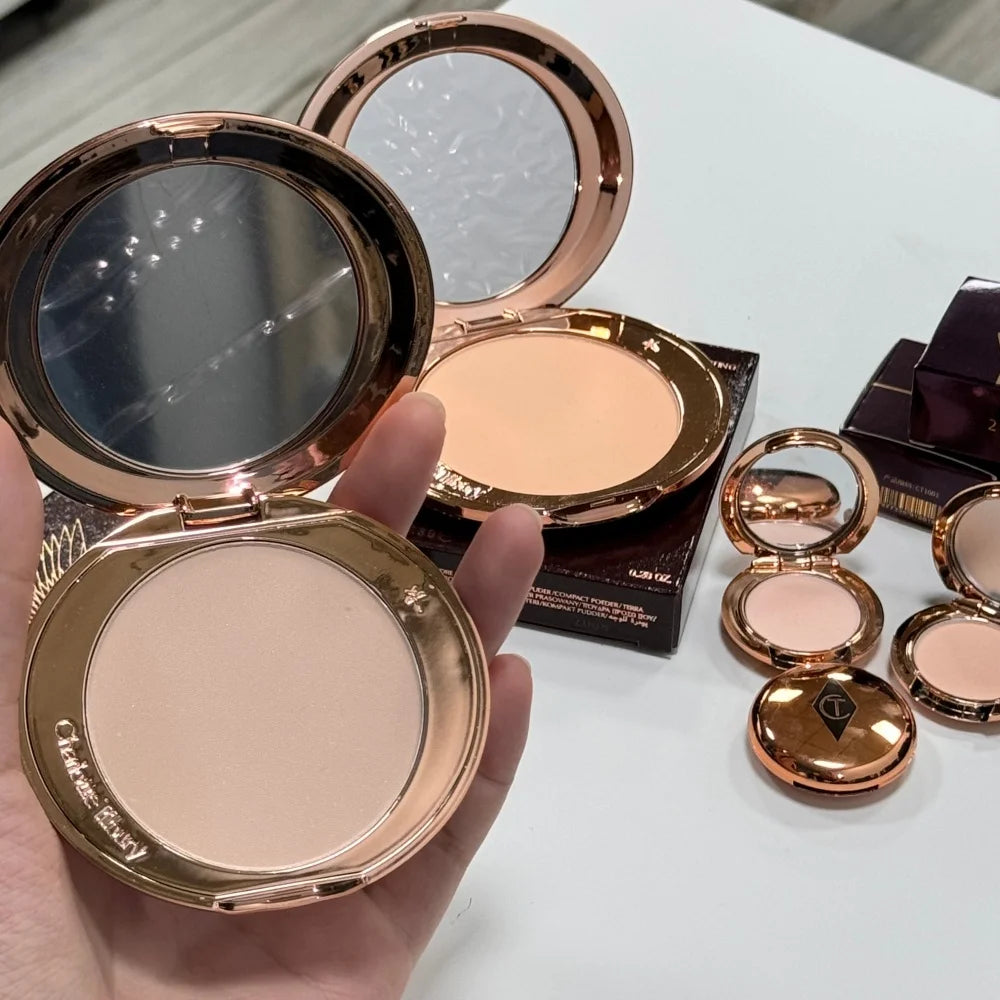 Charlotte Tilbury Lip Balm Facial Setting Powder Delicate Texture Flawless Liquid Foundation Cosmetics Moisturize Setting Spray