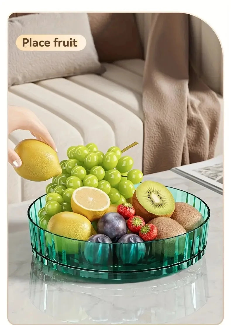 360° Rotating Spice Rack Organizer - 21x4cm Countertop Storage Box
