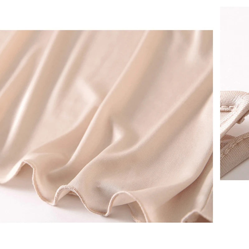 Winsleter, 23%Silk 77%Viscose Petticoat, Women Intimates Sexy Slip Dress, Solid Minimalist Nightgown Skirt 2026 Spring P62942JF
