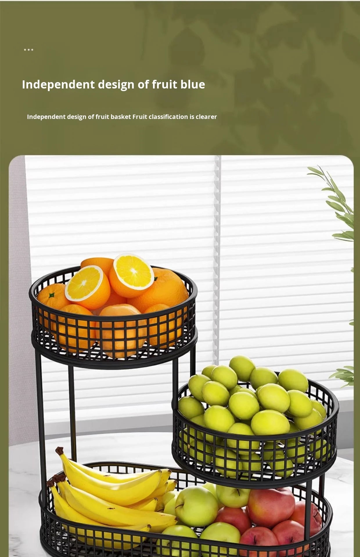 Bandeja de frutas de lujo ligera de múltiples capas, estante de almacenamiento de aperitivos de metal rectangular, cesta para mesa de centro de sala de estar