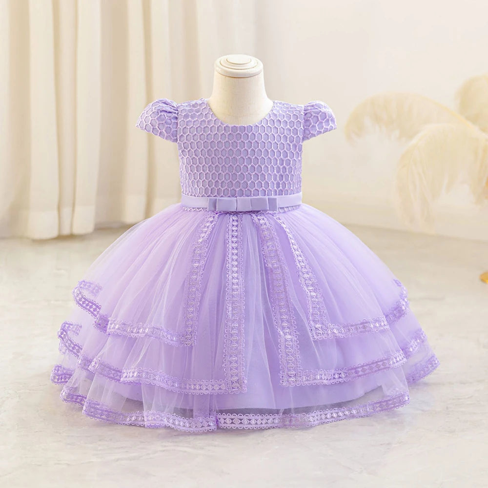 HETISO Toddler Girls Dress Princess Ball Gown for 1st Birthday Party Christmas Holiday Fashion Baby Girl Dress