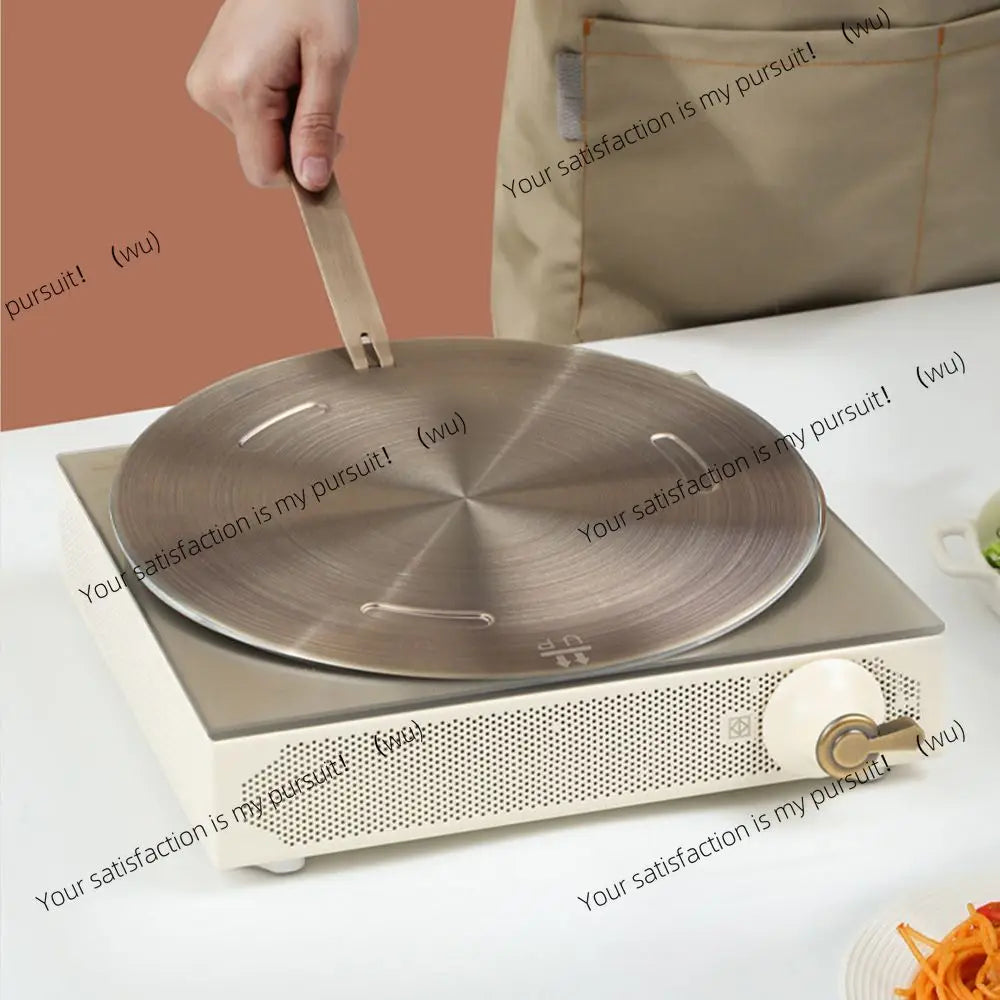 Kitchen Induction Cooker Heat Conduction Plate Stainless Steel Heat Diffuser Ring Plate Induction Cooker Stove Protector Accesso