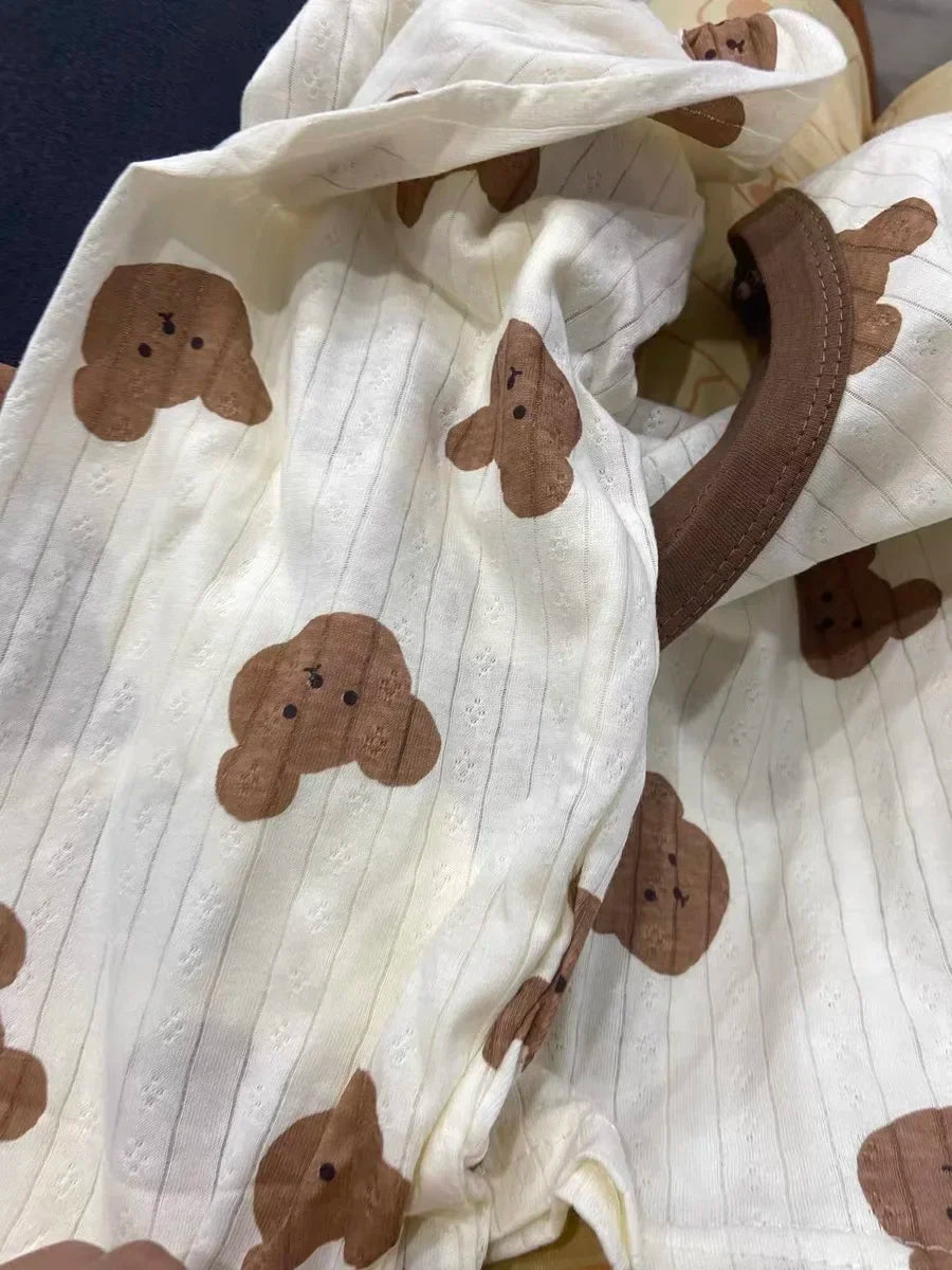 Baby Boy pajamas Children Loungewear Long Sleeve Pajamas Cute Deisgn Lightweight and Comfortable Fabric Sleepwear Outfit
