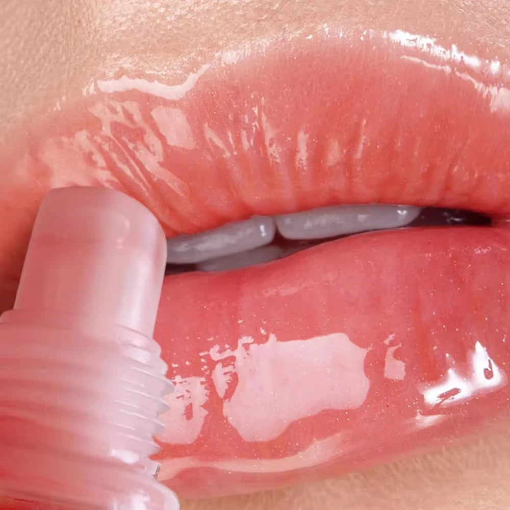 6Pcs Fruit Flavor Lip Oil Set - Moisturizing Plumping Lip Gloss