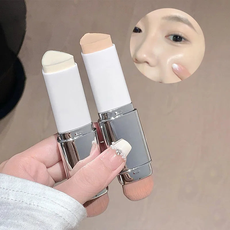 Lazy Foundation Stick, Moisturizing And Natural Concealer Makeup,Matte Makeup Base,Rare Beauty,Keep Makeup And Sweat