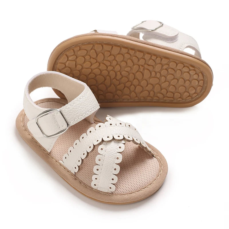 Summer newborn children's shoes, girls' sandals, children's shoes, outdoor casual walking shoes, 0-18 months old
