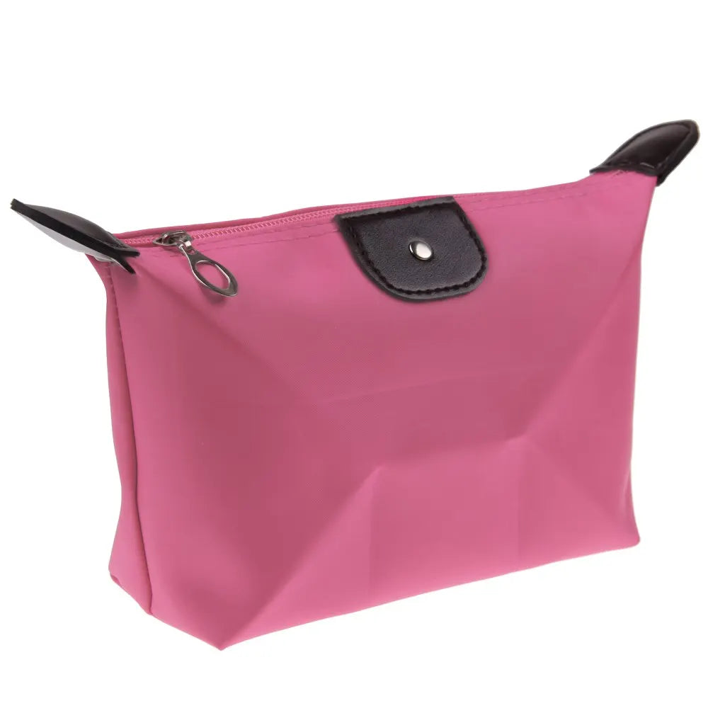 Korean Dumpling Cosmetic Bags Travel Handbag Portable Women'S Makeup Holder Toiletry Pouch Waterproof Candy Colored Beauty Purse
